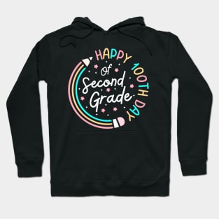 Happy 100Th Day 2Nd Grade 100 Days Of School Teacher Hoodie